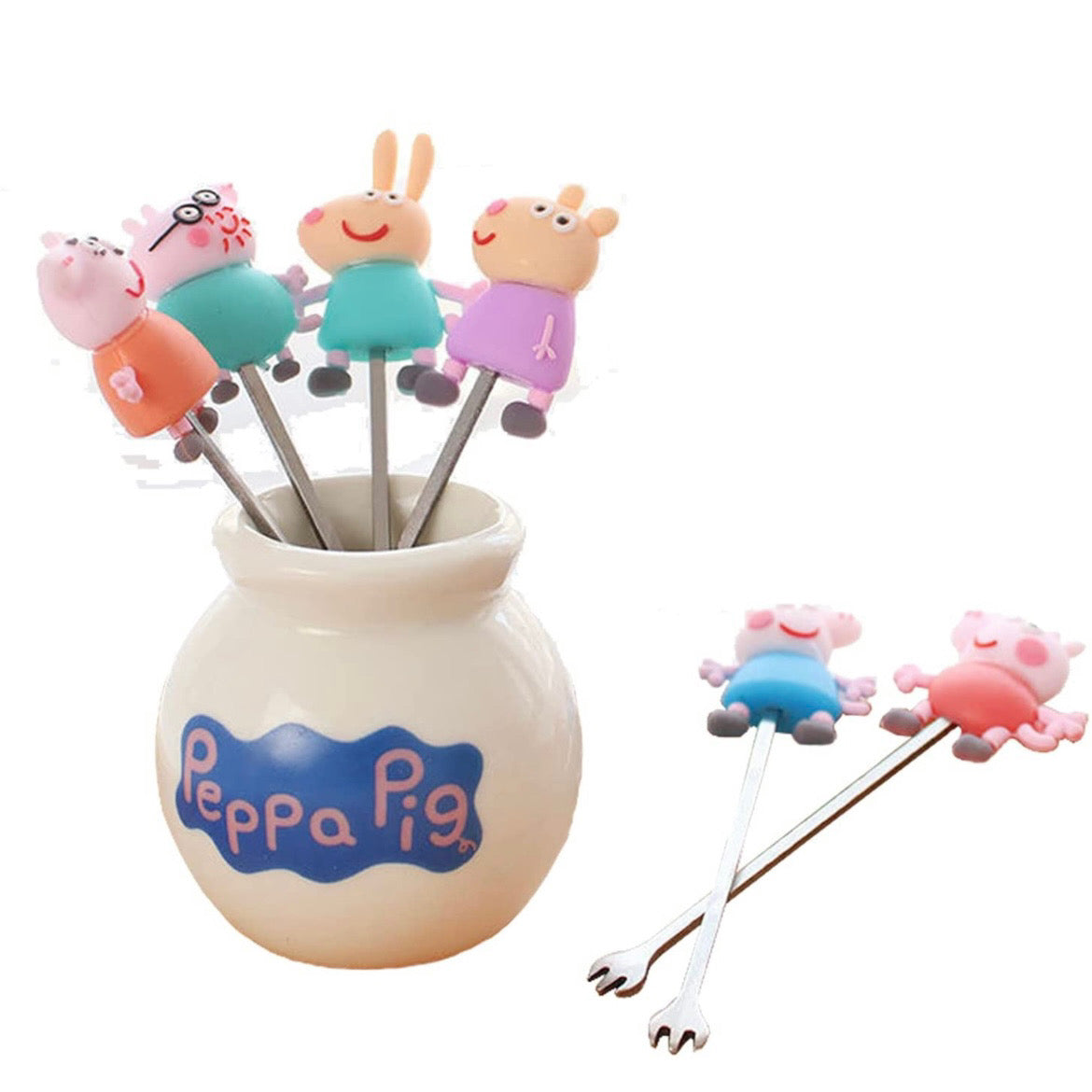 UPD Peppa Pig Acrylic 9x8 Inch Meal Holder