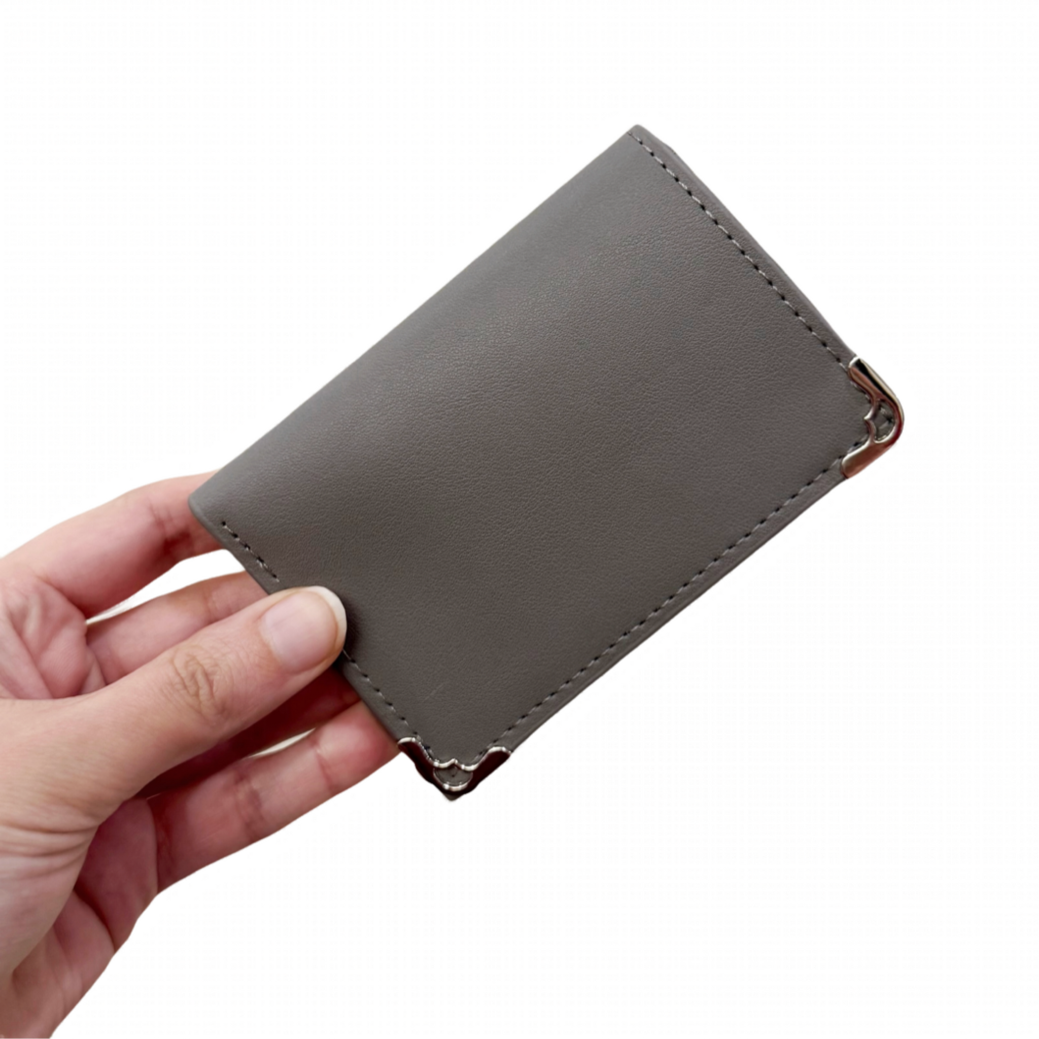 Eid wallet gray with black calligraphy