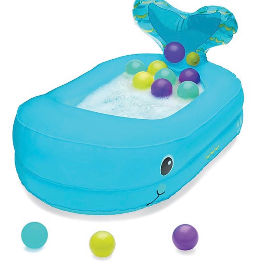 Inflatable Bath Infantino Bath Infantino Whale Bubble Ball Inflatable