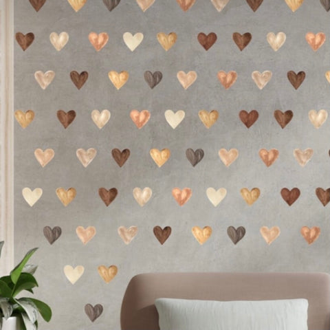 Small Hearts Wall Decal