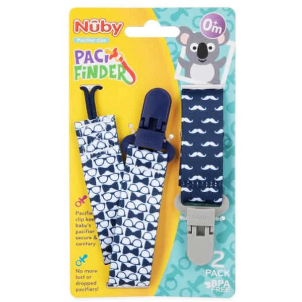 Nuby 2pk Fabric Pacifinder