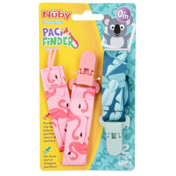 Nuby 2pk Fabric Pacifinder